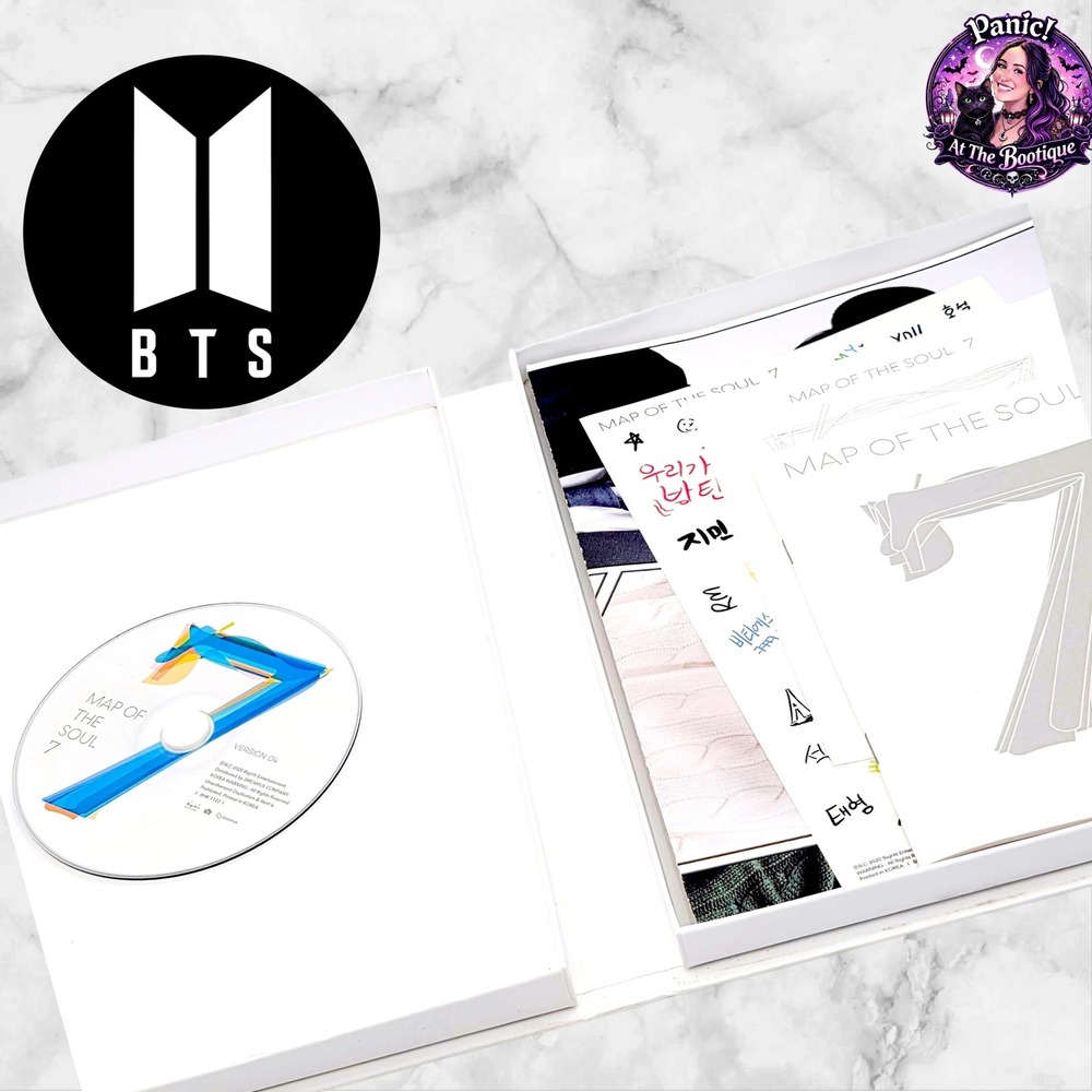 BTS Map of the Soul 7 Album Version 04 CD Photobook K-Pop Collectible White Box
